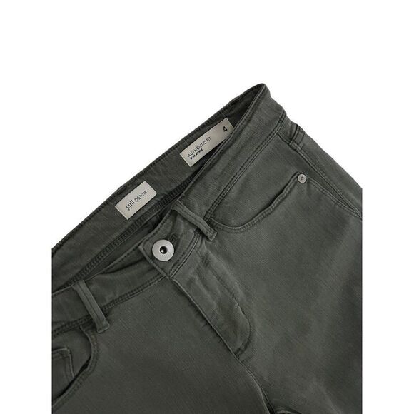 J. Jill straight leg slim ankle pants size 4 green - Picture 2 of 4